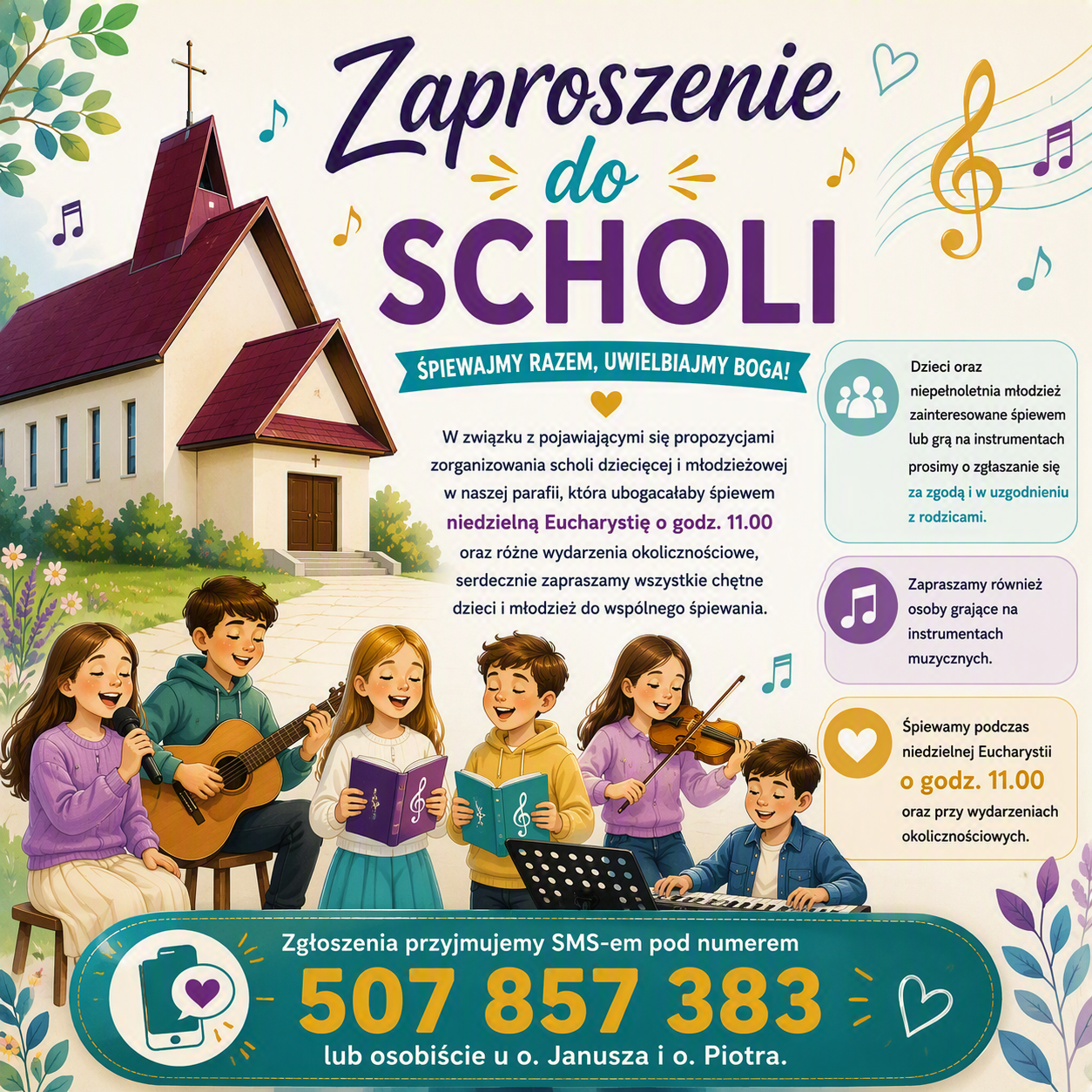 Zaproszenie do Scholi